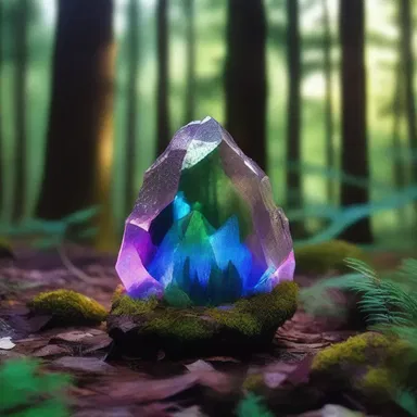 The magical crystal emitted a radiant phot, illuminating the entire enchanted forest.