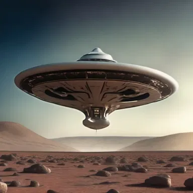 The alien spaceship emitted a high-pitched skirling noise as it landed on Earth.