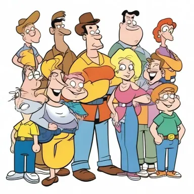 The cartoon series had a manifold cast of characters, each with their own unique personality and traits.