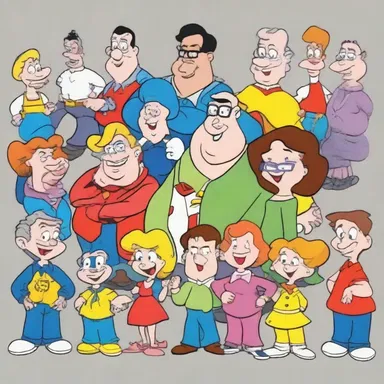 The cartoon series had a manifold cast of characters, each with their own unique personality and traits.