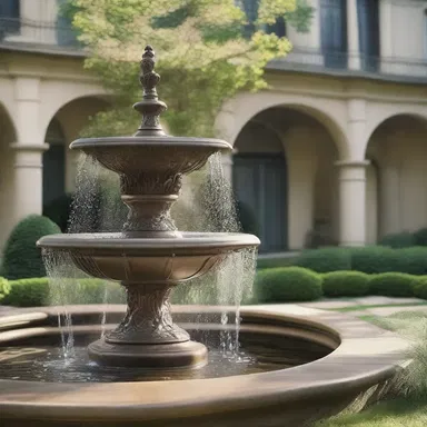 As the protagonist gazed at the elegant fountain in the garden, she marveled at the intricate manifold that connected multiple ornamental water features.