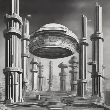 The science fiction novel described a futuristic civilization that discovered a portal to a parallel manifold, revealing endless possibilities.