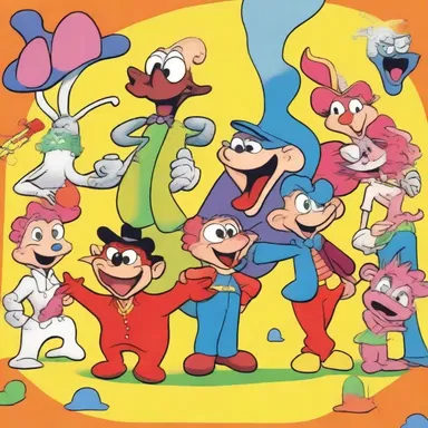 The animated series introduced a whimsical cartoon manifold, where anthropomorphic characters interacted in a vibrant and imaginative world.
