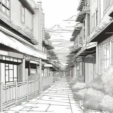 The manga artist used the manifold paper to draw the detailed background scenery for each panel, ensuring consistency across the frames.