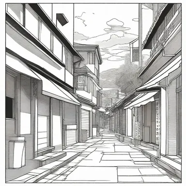 The manga artist used the manifold paper to draw the detailed background scenery for each panel, ensuring consistency across the frames.