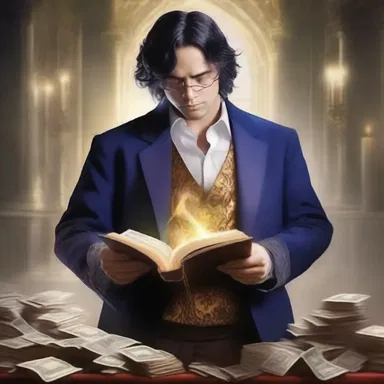 In the novel, the protagonist discovered a magical spell that allowed him to manifold his wealth overnight.