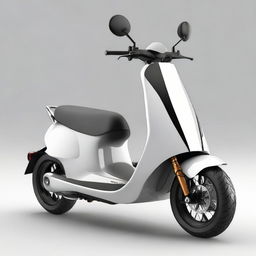 A large, dynamic scooter with an aerodynamic body and an oversized structure that combines modern design and superior functionality