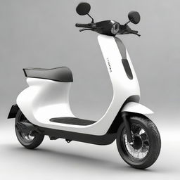 A dynamically designed scooter with a prominent, large size, aerodynamic body that epitomizes modern style and technology