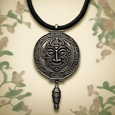 The novel revolved around a mysterious necklace that turned out to be a totem representing good fortune.