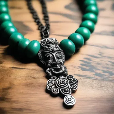 The novel revolved around a mysterious necklace that turned out to be a totem representing good fortune.