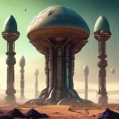 In the science fiction story, an alien civilization uses totems to communicate with other species in the universe.