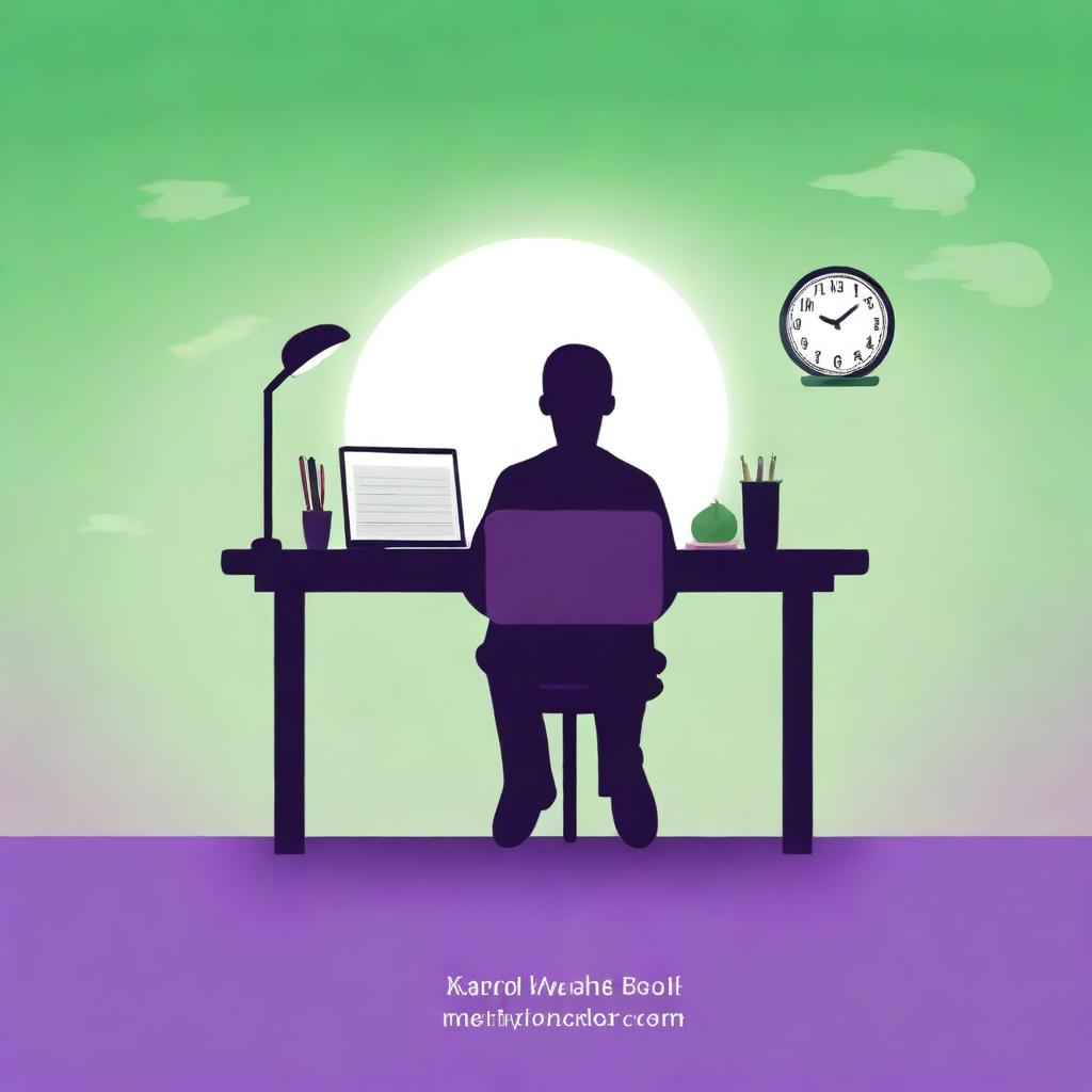 A wordless, high-quality digital art cover for an e-book