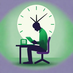 A wordless, high-quality digital art cover for an e-book