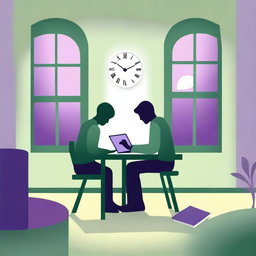 A wordless, high-quality digital art cover for an e-book