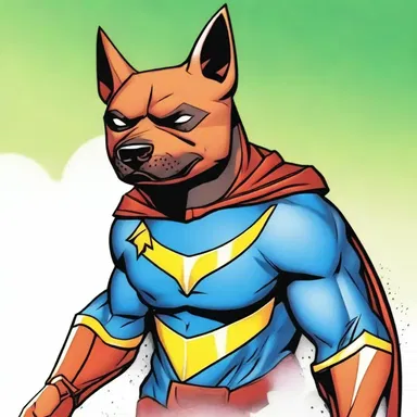 In the comic book, the hero wears a unique rabato collar that enhances their iconic superhero costume.
