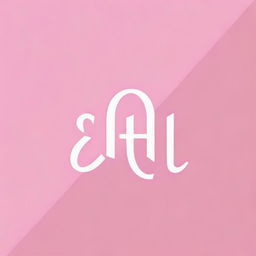 Design a modern and stylish logo with the text 'Chiel'. Letters should be clean, simple, highly legible, in a combination of pink and white. Create a design that is straightforward yet appealing, modern, trendy, and easily recognizable.