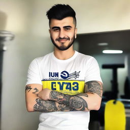 Create me : My name is Fatih Çelen I am an engineer. I am 24 years old. I love swallow and have a swallow tattoo on my left arm. I love Fenerbahçe and machine.