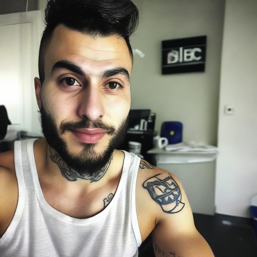 Create me : My name is Fatih Çelen I am an engineer. I am 24 years old. I love swallow and have a swallow tattoo on my left arm. I love Fenerbahçe and machine.