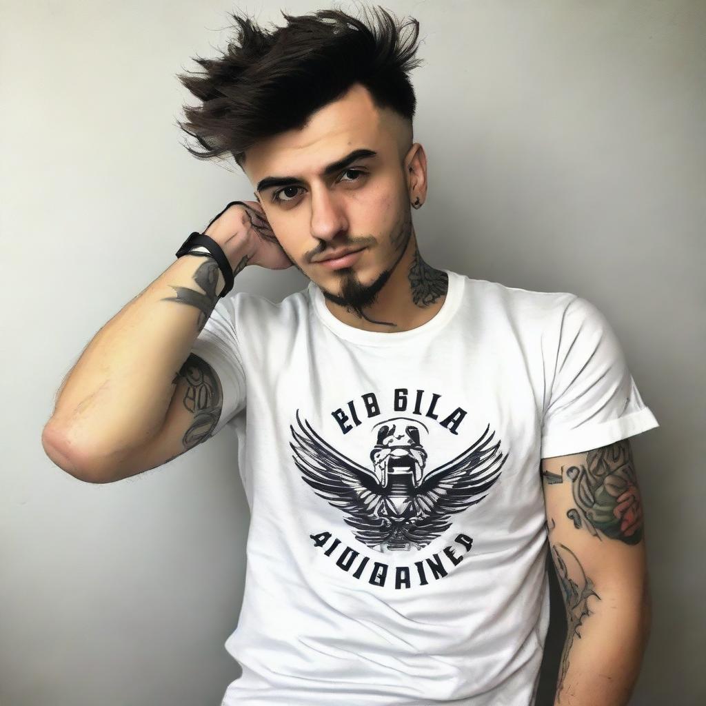 Create me : My name is Fatih Çelen I am an engineer. I am 24 years old. I love swallow and have a swallow tattoo on my left arm. I love Fenerbahçe and machine. My hair cut like russian soldier.