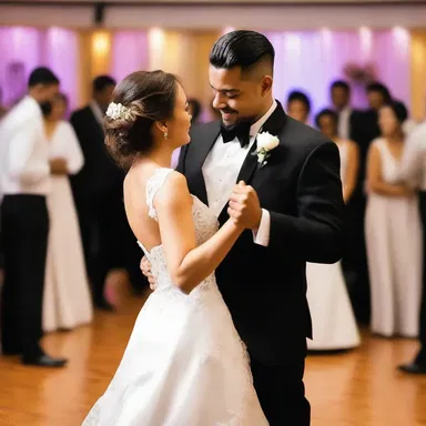 The couple danced stiffly at their wedding reception, prompting whispers about their lack of chemistry.