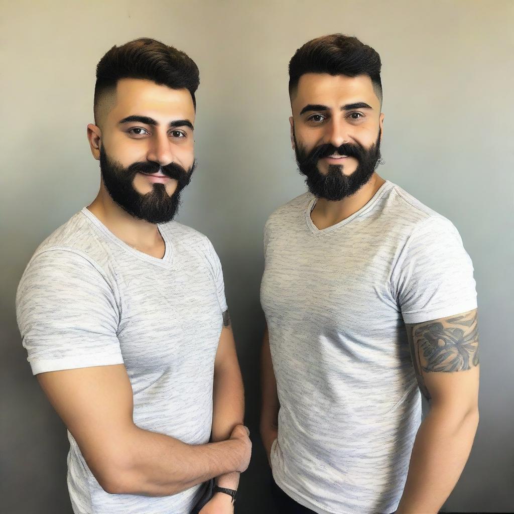 Create me : My name is Fatih Çelen I am an engineer. I am 24 years old. I love swallow and have a swallow tattoo on my left arm. I love Fenerbahçe and machine. My haircut short and like russian soldier.my mustache and beard are short. Last third picture is looking like me