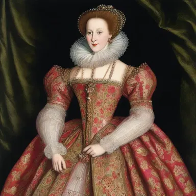 Queen Elizabeth I was known for her elegant linen garments.