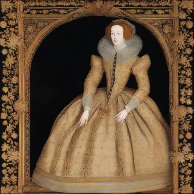 Queen Elizabeth I was known for her elegant linen garments.