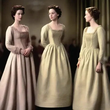 The costume designer used linen fabric to create the elegant gowns for the actresses in the period film.