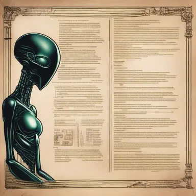 In the science fiction novel, the protagonist discovers a hidden message written on a linen paper scroll that contains crucial information about the alien civilization.