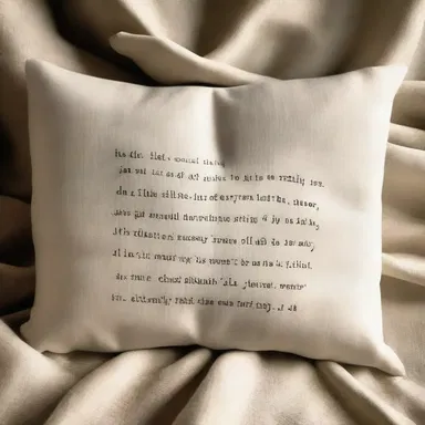 As part of a romantic gesture, the writer penned a heartfelt love letter on a delicate piece of linen paper and left it on their partner's pillow.