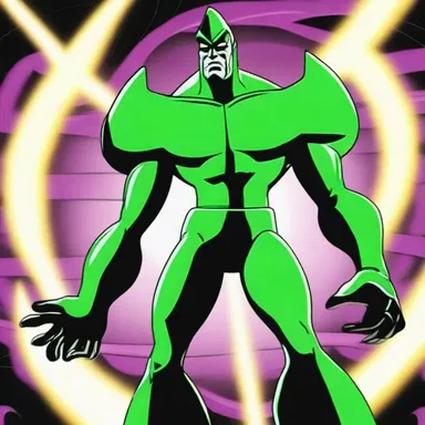 In the animated series, the villains possessed the power of the eon to control time.