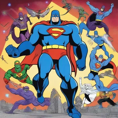In the cartoon series, the superhero battled against villains from different galaxies for eons to protect the universe.