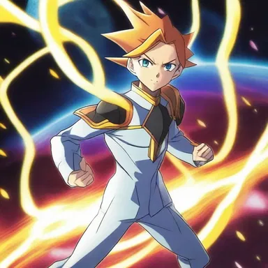 In the anime series, the protagonist embarked on a journey through time and space, enduring trials and tribulations for an eon in order to save the world.