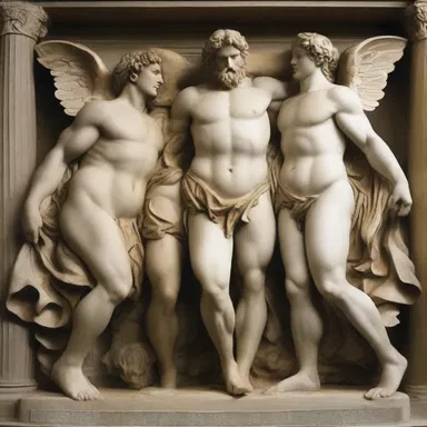 According to Greek mythology, the Titans ruled during the Golden Age, a mythical eon of peace and happiness.
