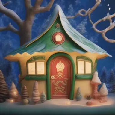 In the enchanted forest, the elves used guilloche decorations on their homes, filling the surroundings with a mesmerizing and magical atmosphere.