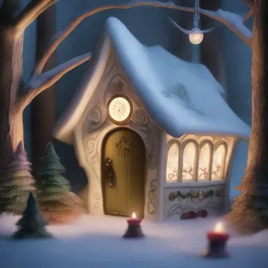 In the enchanted forest, the elves used guilloche decorations on their homes, filling the surroundings with a mesmerizing and magical atmosphere.