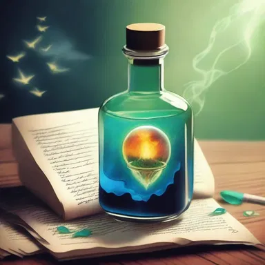 In the novel, the protagonist dies but is later revived by a magical elixir.