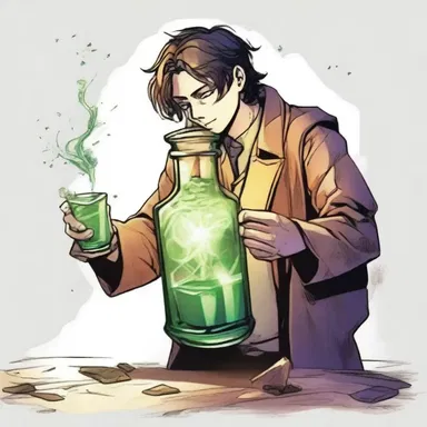 In the novel, the protagonist dies but is later revived by a magical elixir.