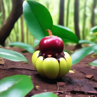 The enchanted forest was filled with mysterious trees, including a rare mangosteen that granted wishes to those who found it.