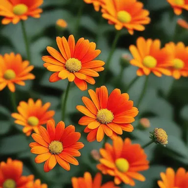 The orange daisy is often used in religious rituals as a symbol of purity and divine beauty.