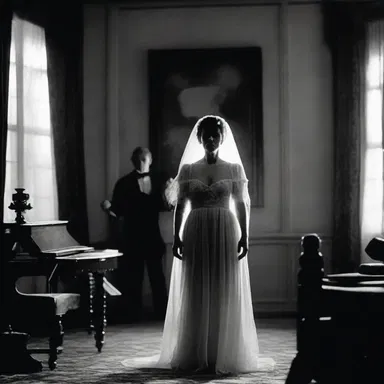 The eerie music sung by the mezzo-soprano added to the horror movie's suspenseful atmosphere.
