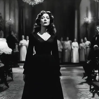The eerie music sung by the mezzo-soprano added to the horror movie's suspenseful atmosphere.