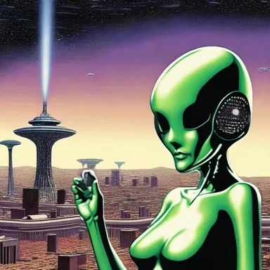 In the science fiction novel, the mezzo-soprano's unique vocal range was the key to saving the universe from an alien invasion.