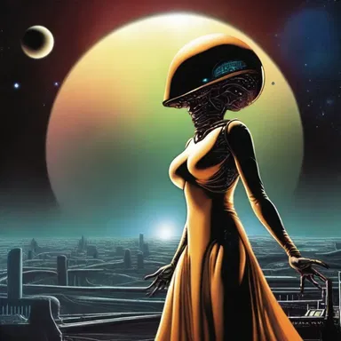 In the science fiction novel, the mezzo-soprano's unique vocal range was the key to saving the universe from an alien invasion.