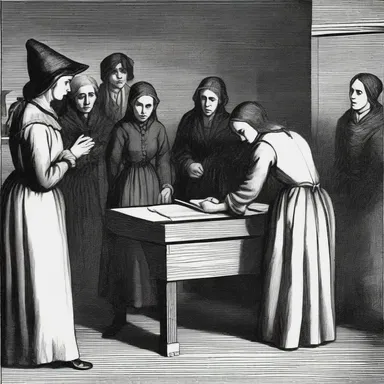 During the Salem witch trials, accused individuals were often seen pleading with the court for their innocence, desperate to avoid execution.