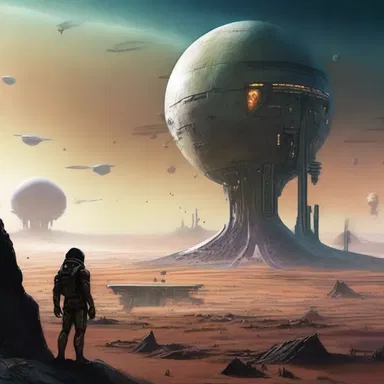 In the science fiction novel, the protagonist makes a pleading argument to prevent the destruction of their home planet.