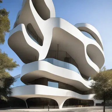 The architect incorporated a unique design element inspired by the curving shape of the circumflex artery into the building's facade.