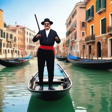 Why did the gondolier become a comedian? Because he had a knack for turning barcarolles into punchlines!