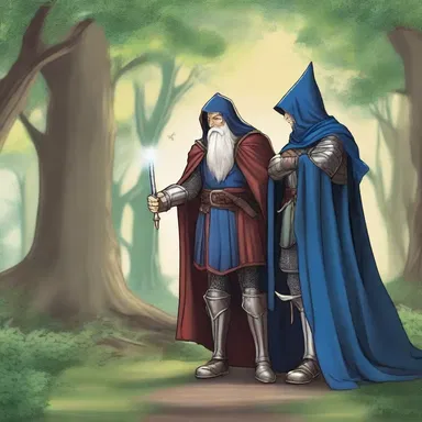 In the magical land of Eldoria, the dialog between the brave knight and the wise wizard revealed the secret to defeating the evil sorcerer.