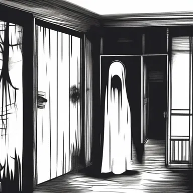 In the haunted house, the chilling dialog between the ghostly apparition and the terrified protagonist sent shivers down everyone's spines.